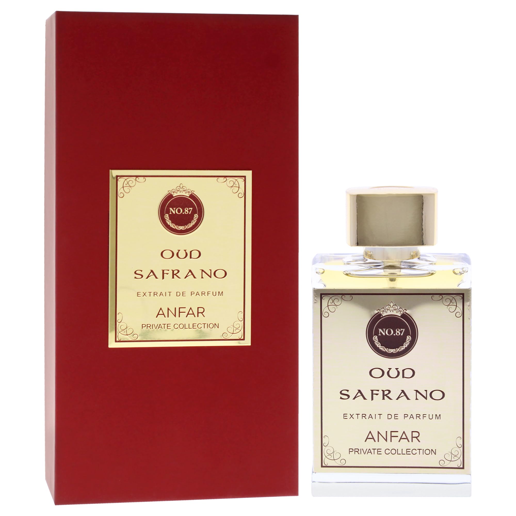 Amazon.com : Anfar Oud Safrano for Men - 1.7 oz Extrait De Parfum